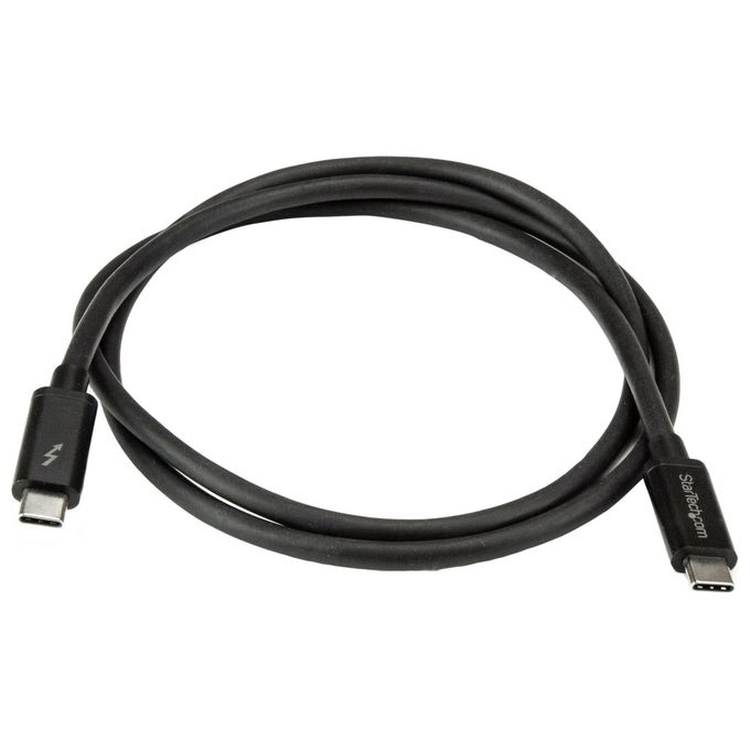 Startech cavo thunderbolt 3 usb-c (20gbps) da 1 m - compatibile con thunderbolt, usb e displayport - m-m