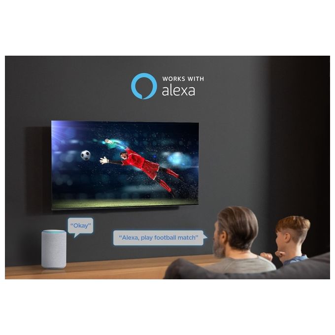 TCL 43P79B Serie P7 Smart TV LED 43'' 4K Ultra HD Google TV Dolby Atmos colore Titanio