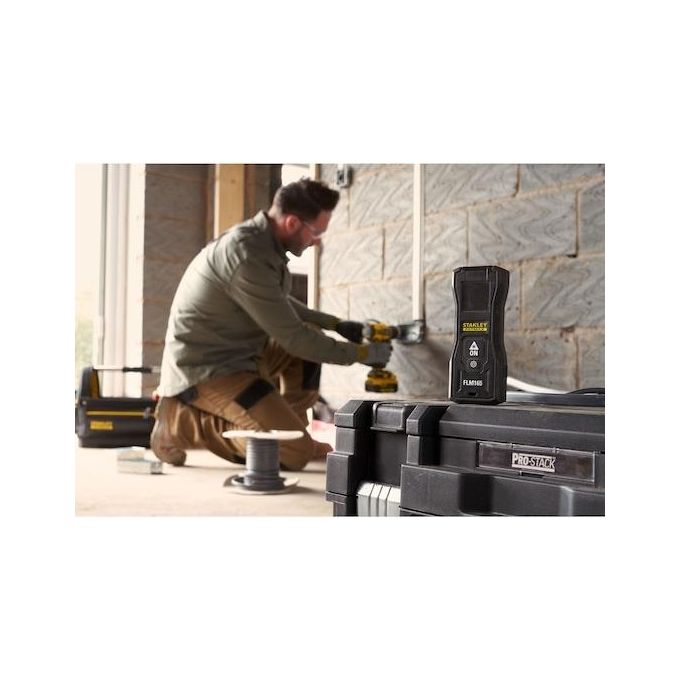 Stanley FMHT77165-0 FatMax Misuratore Laser 50 m precisione 1,5 mm batteria Li-Ion ricaricabile USB colore Nero