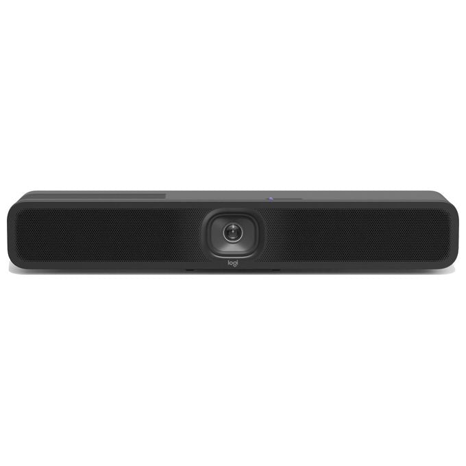 Logitech 960-001681 MeetUp 2 Barra Video per Sale Conferenze 4K Ultra HD AI 120° Zoom 4x 6 Microfoni USB-C colore Grafite