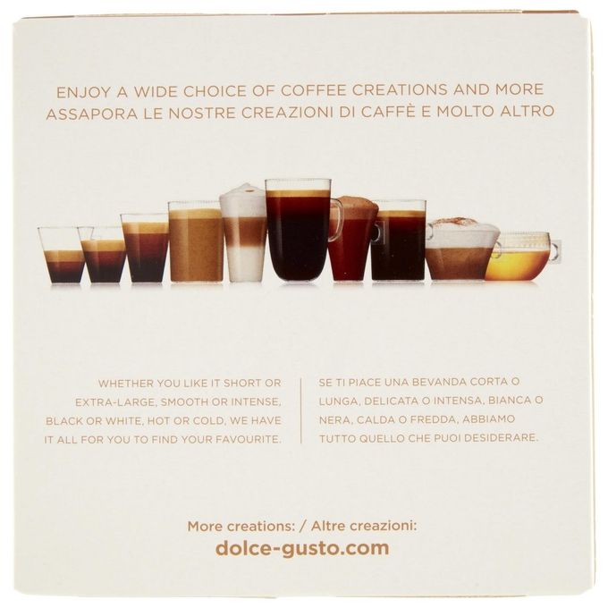 Nescafe dolce gusto cortado espresso macchiato capsule caffe intensita 8 30 pezzi