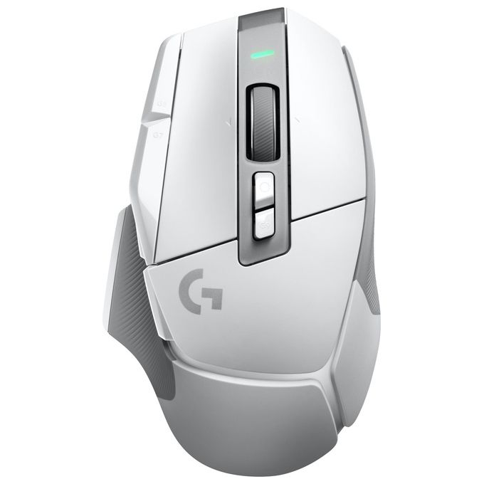 Logitech G 910-006190 G502 X LIGHTSPEED Mouse da gaming wireless 25600 DPI 13 pulsanti programmabili sensore HERO 25K colore Bianco