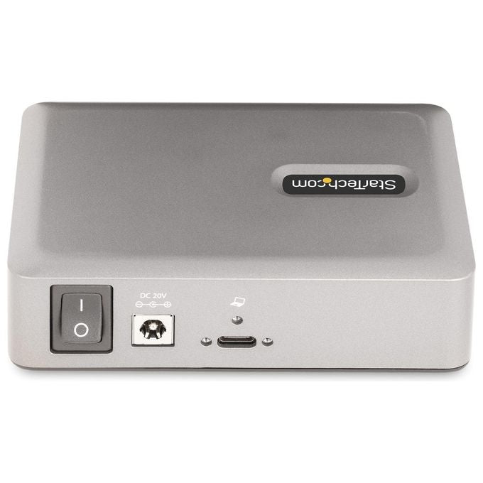 StarTech.com 10G5A2CS-USB-C-HUB Hub USB-C 7 Porte USB 3.2 Gen 2 10 Gbps Autoalimentato con Adattatore 65W colore Argento