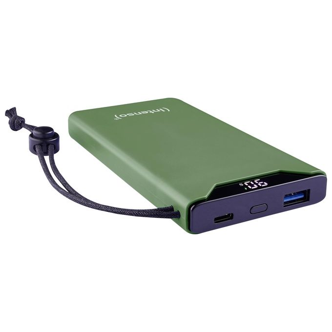 Intenso Powerbank F10000 Verde 10000 mAh con USB-C a Tipo C