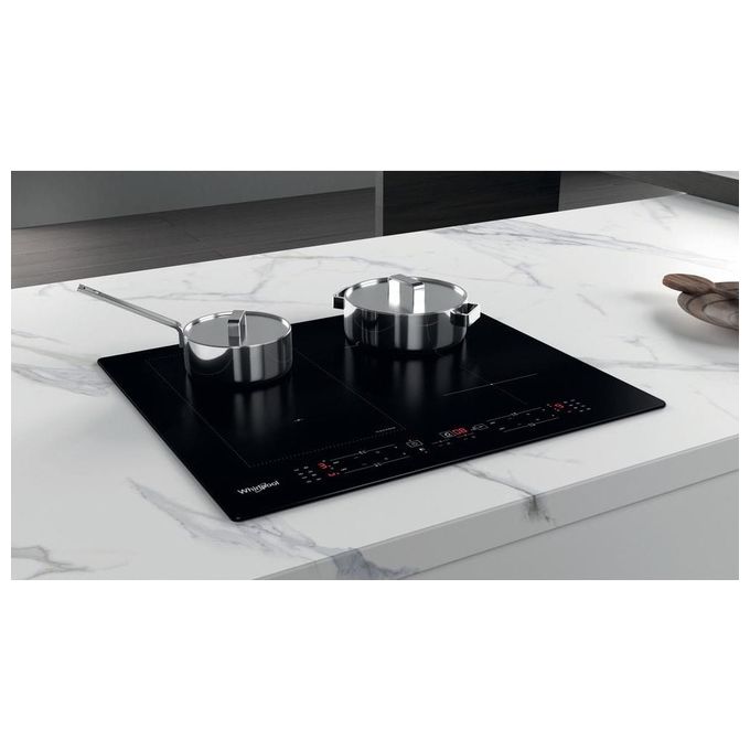 Whirlpool WL B8160 NE Piano Cottura ad Induzione 4 Zone 59 cm Nero