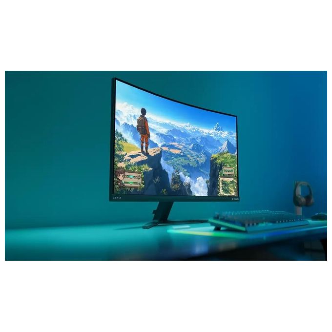 PHILIPS 32M2C3500L-00 Evnia Monitor Gaming Curvo 31.5'' QHD 180Hz 0.5ms HDR10 FreeSync colore Nero
