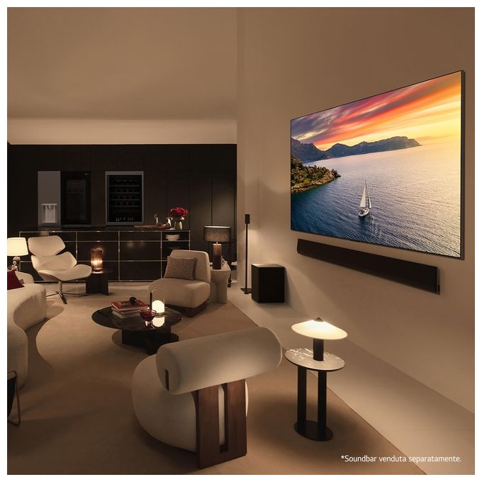 LG OLED77G45LW Serie G4 Smart TV 77'' 4K OLED evo Dolby Vision 4 HDMI 2.1 120Hz webOS 24 colore Argento