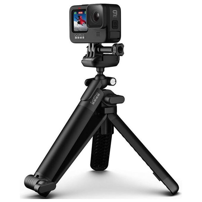 GoPro AFAEM-002 3-Way 2.0 Impugnatura Braccio Treppiede per Action Cam rotazione 360° colore Nero