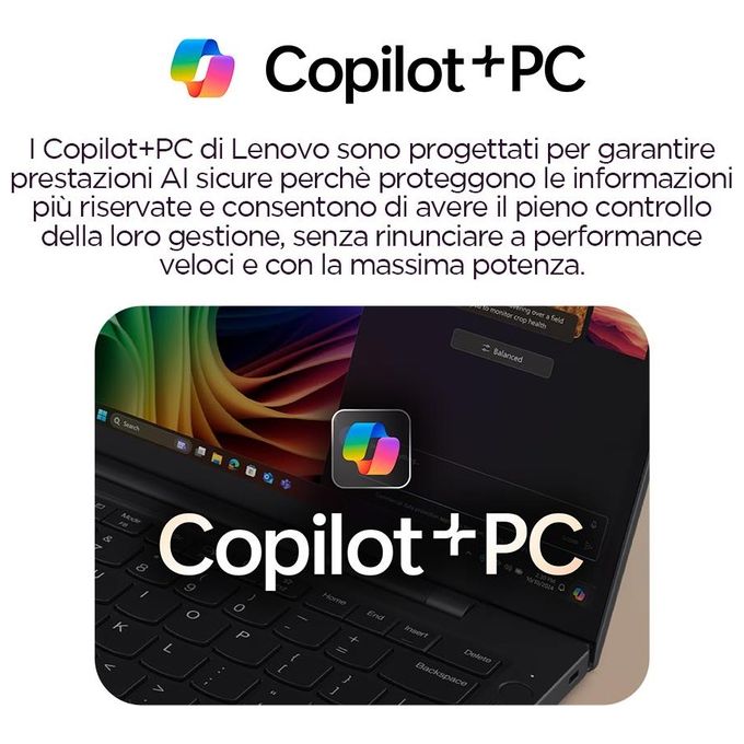 Lenovo 21N10007IX ThinkPad T14s Gen 6 Notebook 14'' Snapdragon X1E-78-100 32 GB RAM 1 TB SSD Windows 11 Pro Wi-Fi 7 colore Nero
