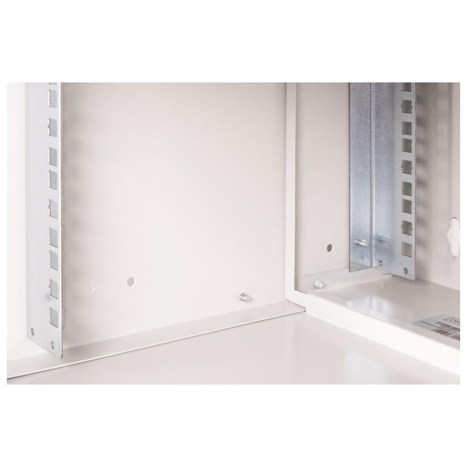 Digitus DN-49200 SOHO Pro – Armadio Rack 19'' a Parete 4U, profondita' 400 mm, porta in vetro, carico max 60 Kg, colore Grigio