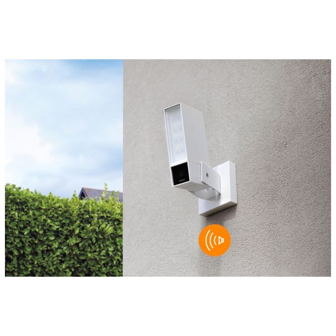 Netatmo Telecamera Sorveglianza Esterno Full HD Wi-Fi Visione Notturna Sirena