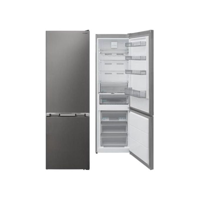 Sharp SJ-NBA32DMXPB-EU Frigorifero Combinato 366 L 201 cm Classe B 35 dB No Frost Multi Airflow Zona Fresca colore Acciaio Inox