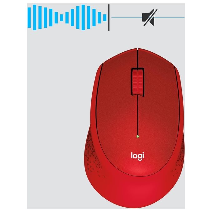 Logitech m330 Silent Mouse red