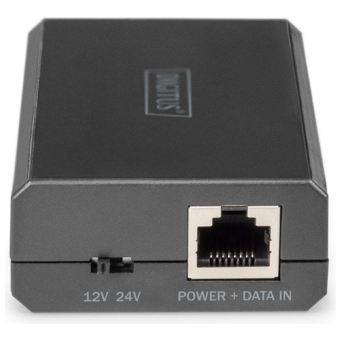 Digitus DN-95211 Splitter PoE Gigabit IEEE802.3at-bt 51 W Uscita 12V-24V colore Nero