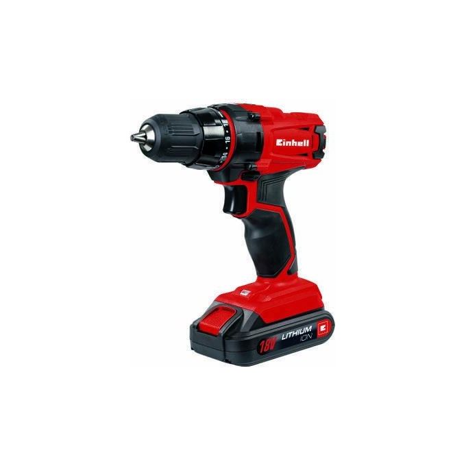Einhell TC-CD 18-2 LI Trapano Avvitatore a Batteria 18V 1.5Ah Li-Ion 2 Velocita' 38 Nm Mandrino 10 mm