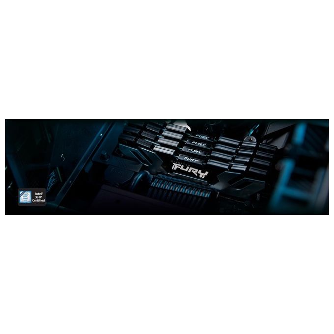Kingston KF564C32RS-48 FURY Renegade Memoria RAM 48 GB DDR5 6400 MT-s CL32 DIMM XMP 3.0 colore Argento