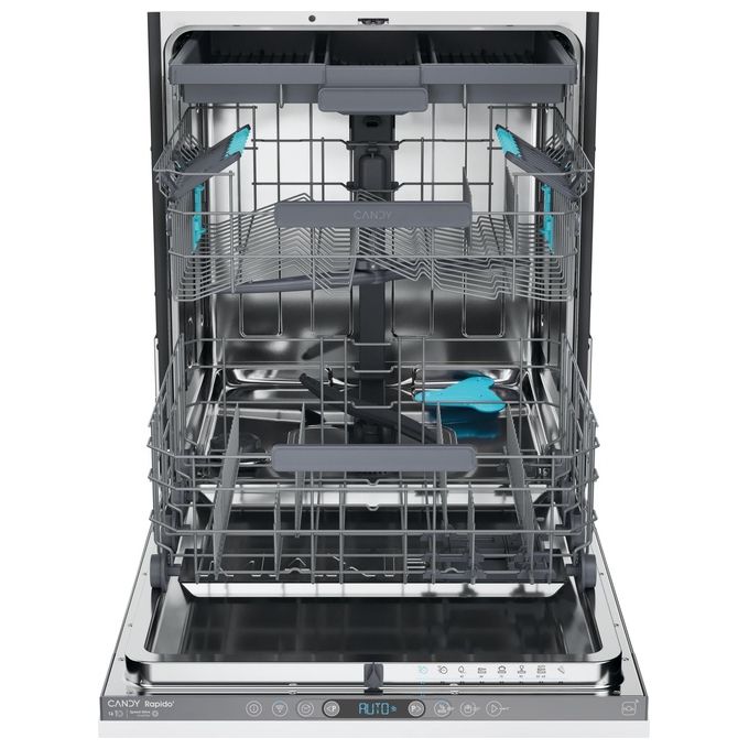 Candy CI 6C4F1PA Rapido Lavastoviglie Incasso 16 coperti Classe C 44 dB 8 programmi Wi-Fi Bluetooth (82x60x55 cm) colore Antracite