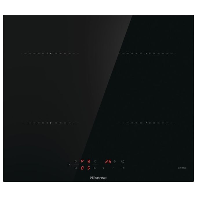 Hisense HI6401BSCE Piano cottura Induzione 59 cm 4 zone Touch Control Booster Timer colore Nero
