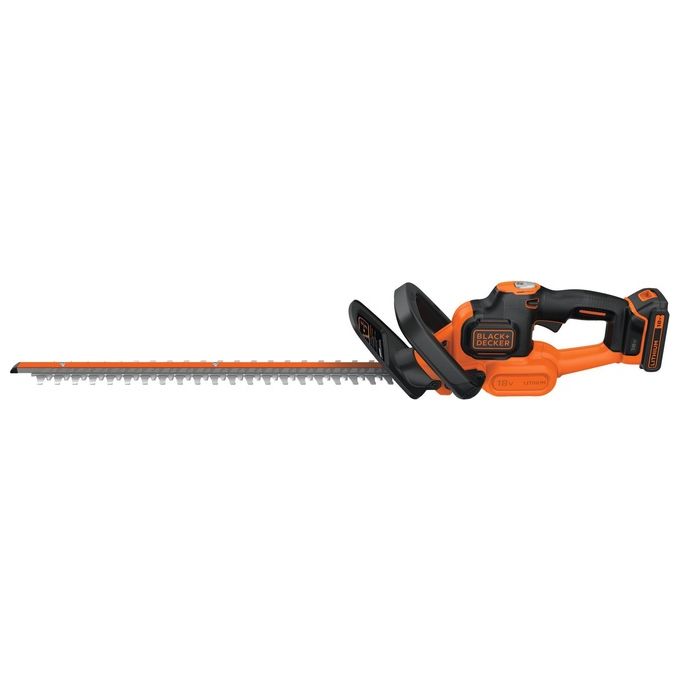 Black+Decker Tagliasiepi Elettrico a Batteria Litio 18v 2,0 ah lama cm 50 Powercommand System