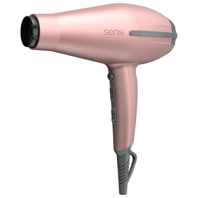 Ga.ma GH3319 Tempo 5D Sensi Asciugacapelli 2200 W Ceramica Ioni e Ozono 2 velocita' 3 temperature bocchetta e diffusore colore Rosa