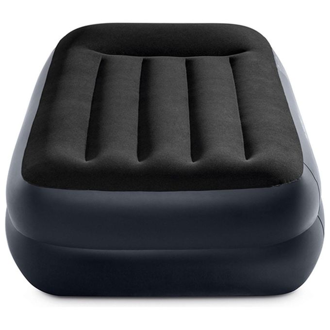 Intex Materasso Dura-Beam Pillow Rest Singolo Con Tecnologia Fiber Tech, Pompa