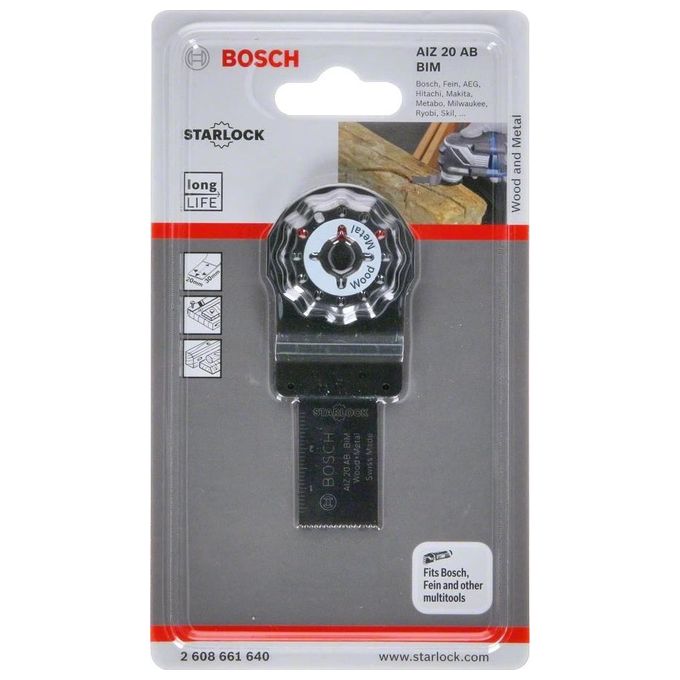 Bosch Lama Multifunzione 20X30 Mm