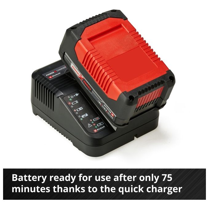 Einhell Power-X-Change 18V 4,0 Ah Starter-KIT_ Caricabatteria E Batteria Li-Ion