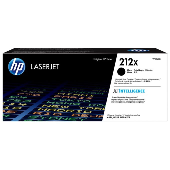 HP W2120X LaserJet 212X Toner Originale Alta Capacita' 13000 Pagine colore Nero