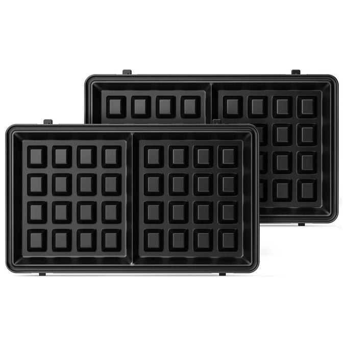Philips HD2350-80 Serie 5000 Tostiera per Panini Sandwich e Waffle 3 Piastre Antiaderenti Removibili 750W colore Nero