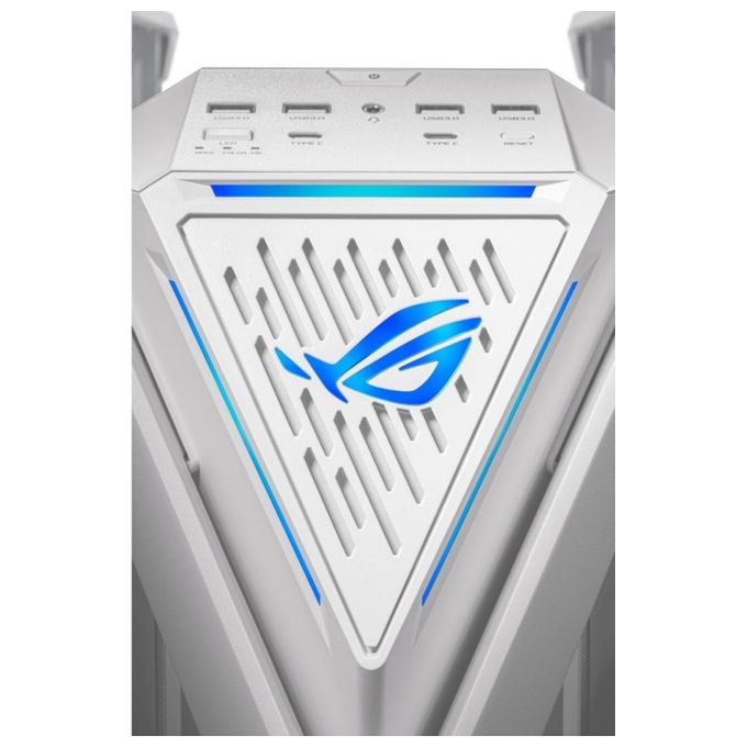 ASUS 90DC00F3-B39000 ROG Hyperion GR701 Case PC Full Tower Supporto E-ATX Radiatori 420 mm 4 Ventole 140 mm USB Type-C Doppia Porta 60W Aura Sync colore Bianco