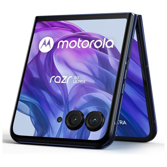 Motorola Razr 50 Ultra, 6.9 Pollici, Doppia SIM, Android 14 5G, Blu Marino