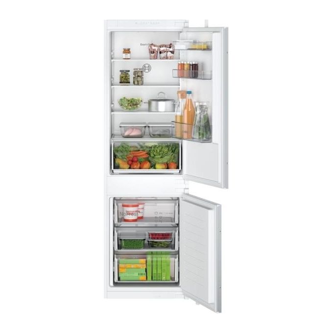 Bosch KIN86NSE0 Serie 2 Frigorifero Combinato da incasso 260 L 177 cm Classe E 35 dB No Frost colore Bianco