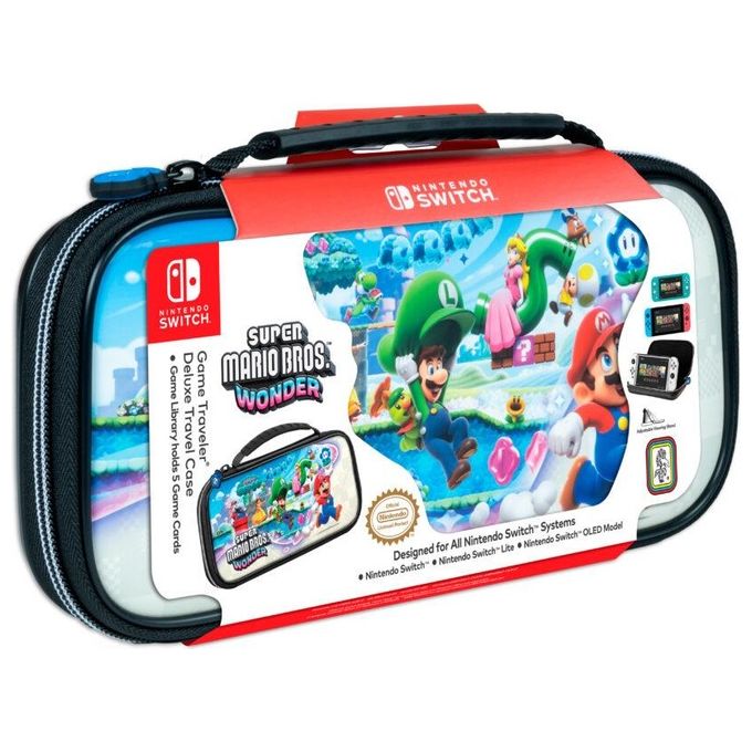 Big Ben Custodia Videogioco Super Mario Wonder per Nintendo Switch
