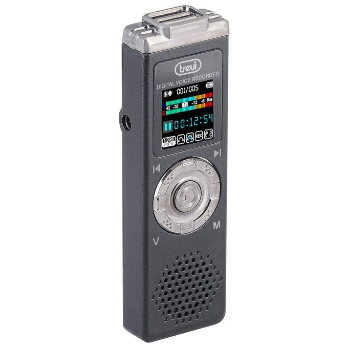 Trevi DR 437 SA2 Mini Registratore Vocale 8GB Ricaricabile