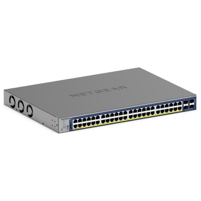 NETGEAR GS752TXP-300EUS GS752TXP Switch Gestito L2-L3-L4 con 48 Porte 10G Ethernet e Supporto PoE+ 380 W colore Nero