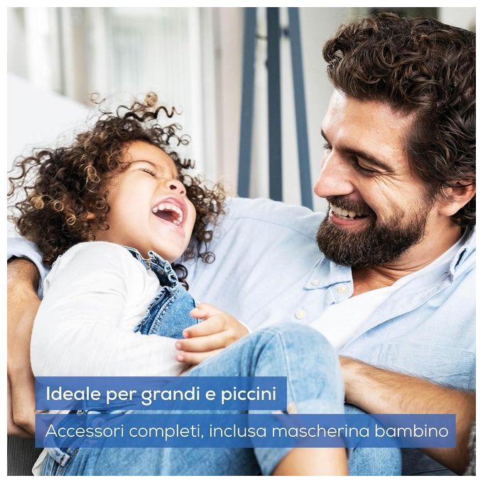 Beurer IH 16 - Aerosol a pistone velocita' di nebulizzazione 03 ml-min ampolla a capacita' standard accessori inclusi rumorosita' contenuta uso familiare (adulto e pediatrico) alimentazione a rete colore Bianco
