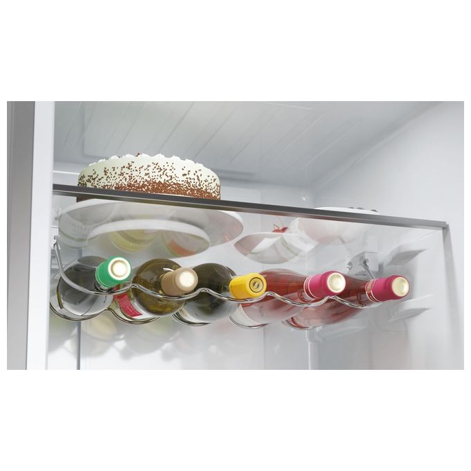 Haier HTW5620DNMG 3D 60 Serie 5 Frigorifero Combinato 414 L 205 cm Classe D 35 dB No Frost Wi-Fi colore Argento