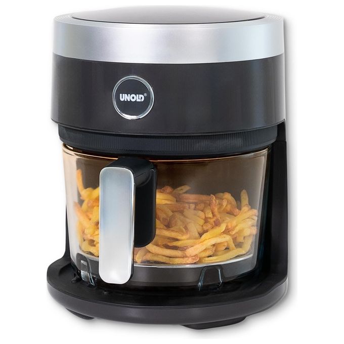 Unold 58695 Friggitrice ad aria 3,5 L 1200 W 10 programmi Display digitale colore Nero