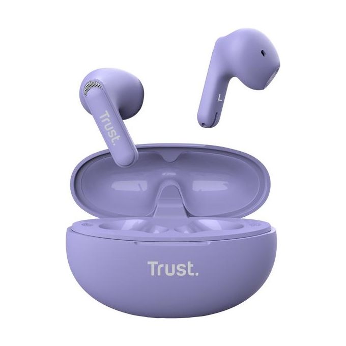 Trust Yavi Auricolare True Wireless Stereo (TWS) In-ear Musica e Chiamate USB tipo-C Bluetooth Viola