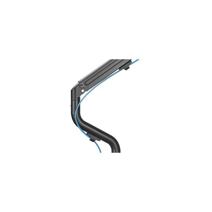 Hamlet HM-SPMADA102 Supporto per Monitor da Scrivania Ergonomico Snodato su 3 Assi fino a 32'' 9 Kg con Gestione Cavi Nero