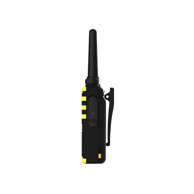 Kenwood UBZ-LJ9SET Ricetrasmittente Walkie-Talkie PMR446 32 canali 6000 m portata IP32 ricarica USB-C coppia colore Nero Giallo