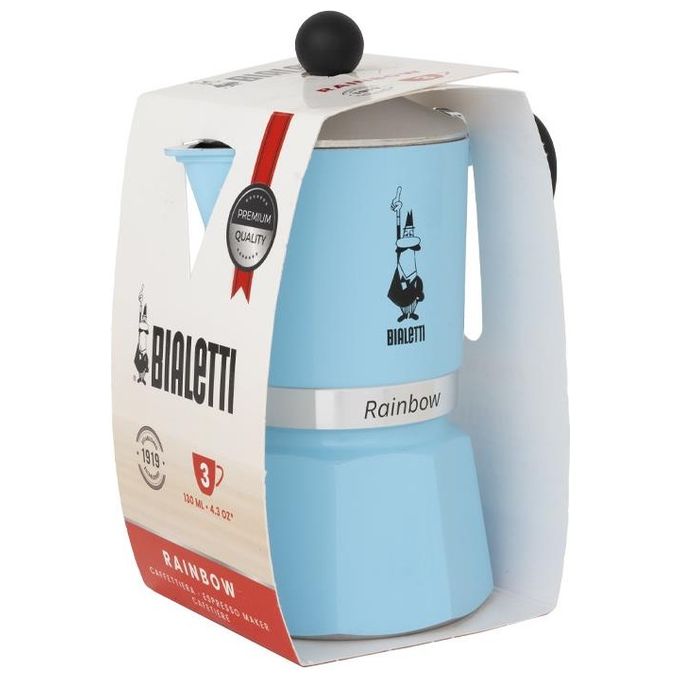Bialetti Rainbow Moka 1 Tazza Azzurra