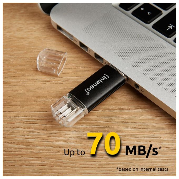 Intenso 3539491 Flash Drive Twist 128Gb Usb 3.2  Usb-C