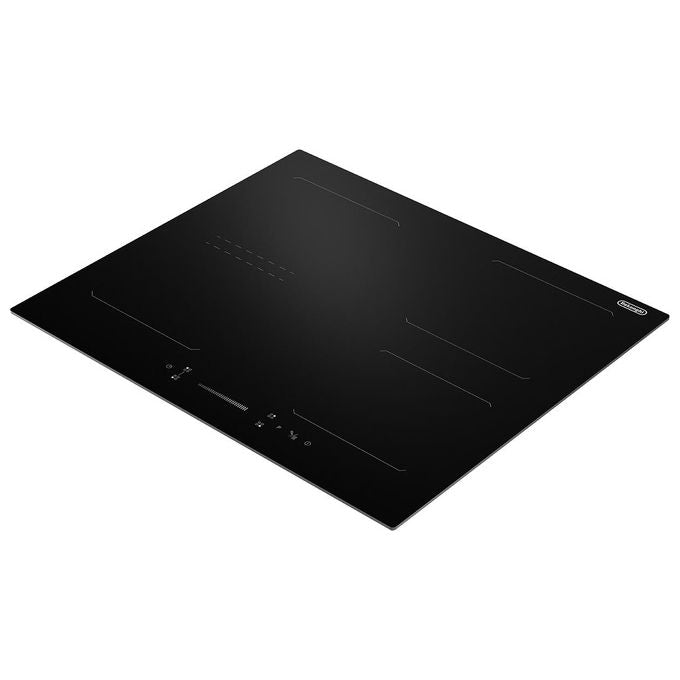 De'Longhi YLI 61 BG Piano cottura a induzione 60 cm 4 zone cottura Touch Display Digitale Funzione Boost Bridge 7200 W colore Nero