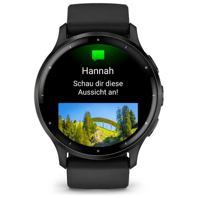 Garmin 010-02784-01 Venu 3 Smartwatch AMOLED 1.4'' 45mm GPS Cardio SpO2 Autonomia 14 giorni colore Nero