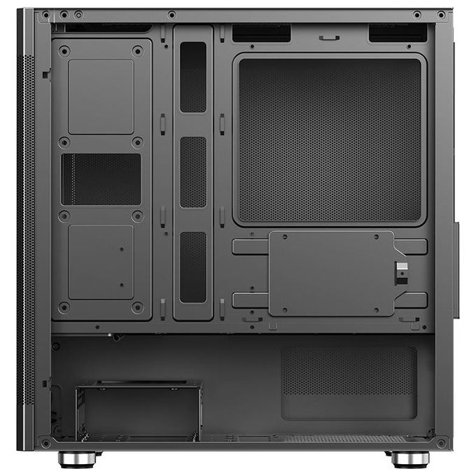 Itek ITGCAPM35B PROMESH 35B PC Case Mini Tower Micro ATX Mini ITX 3 Lati Mesh Type-C 2x USB 3.0 colore Nero