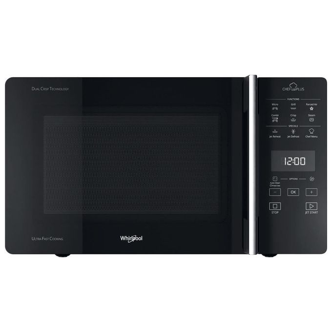 Whirlpool MCP 359 SL Chef Plus Forno a Microonde Combinato con Grill 25 L 800 W Steam Dual Crisp JetDefrost colore Argento