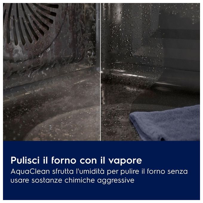 Electrolux Forno a Vapore da Incasso LOC5H40X2 SteamCrisp 72L Acciaio Inox