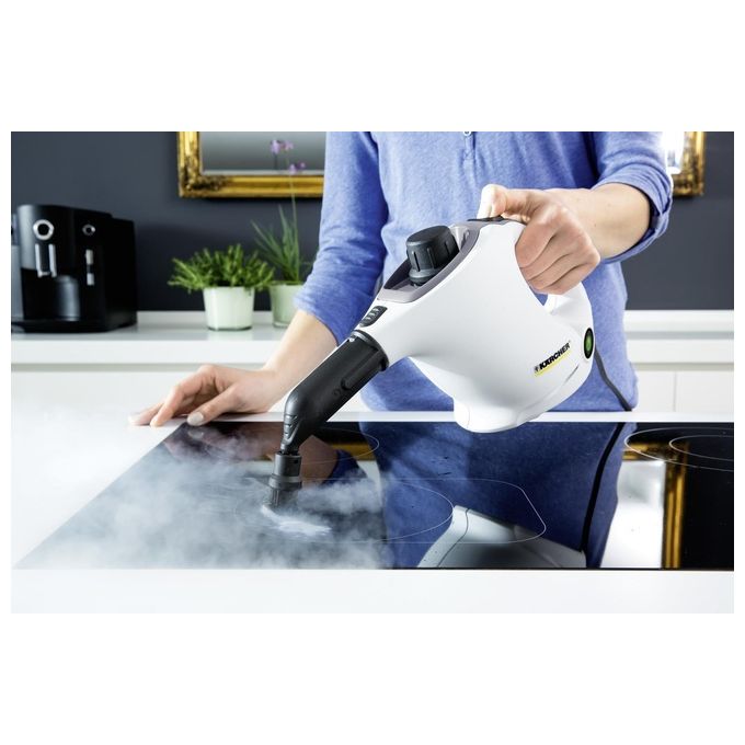 Kärcher SC 1 EASYFIX Pulitore a Vapore Portatile 1200 W 3 bar 0,2 L superficie 20 m² colore Bianco