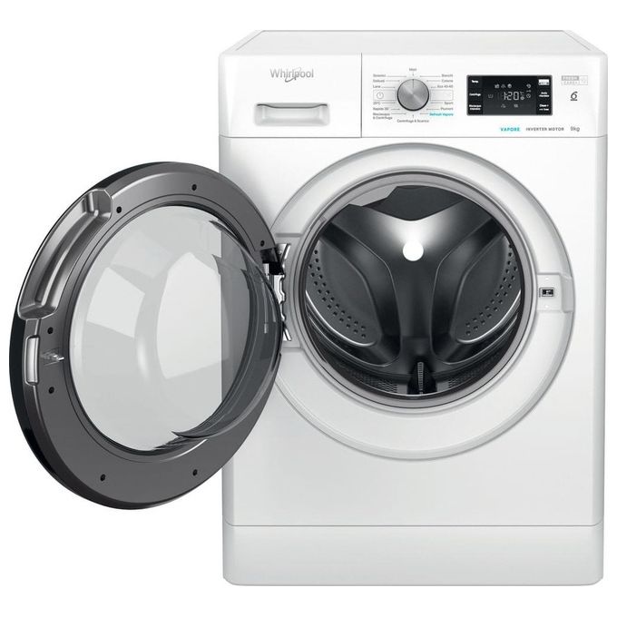Whirlpool FFB9479BVIT 6° Senso Lavatrice Carica Frontale 9 Kg 1400 rpm Classe A FreshCare+ Vapore (85x59.5x63 cm) colore Bianco